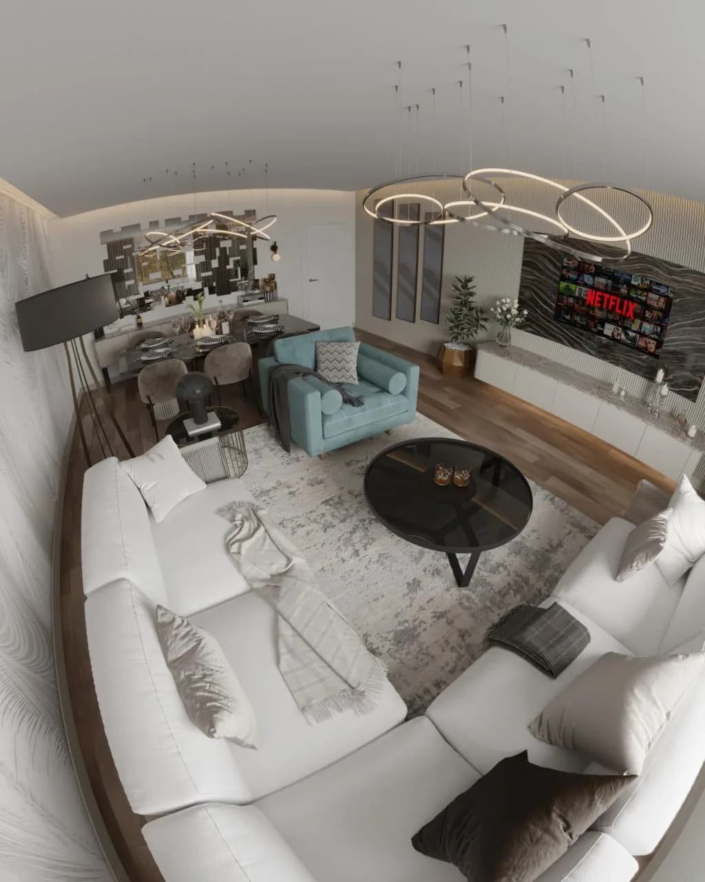 BAHÇEŞEHİR SPRADON KULELER SALON RENOVASYON ÇALIŞMASI